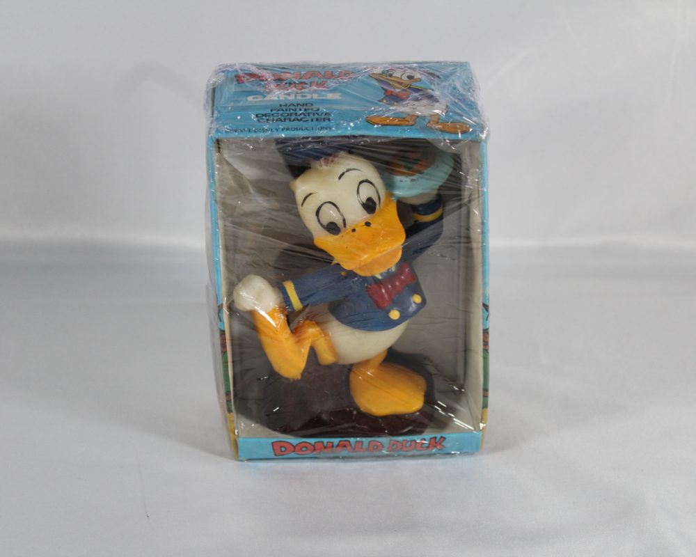 Donald Duck hand painted Candle.
