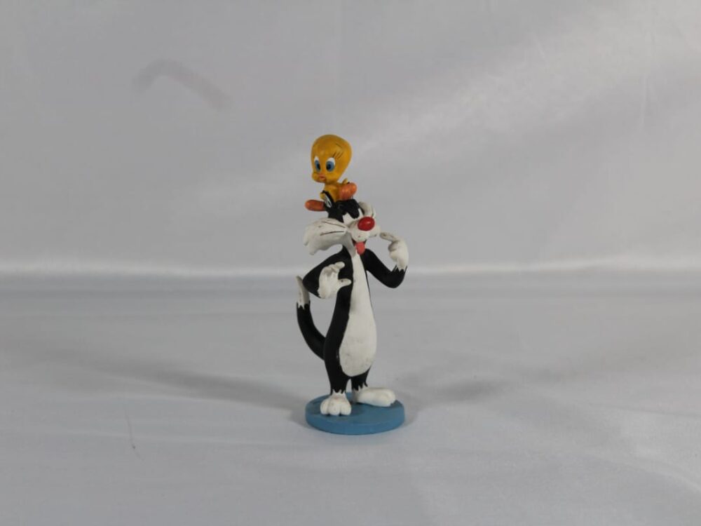 Vintage Sylvester & Tweety Resin figure - Looney Tunes.