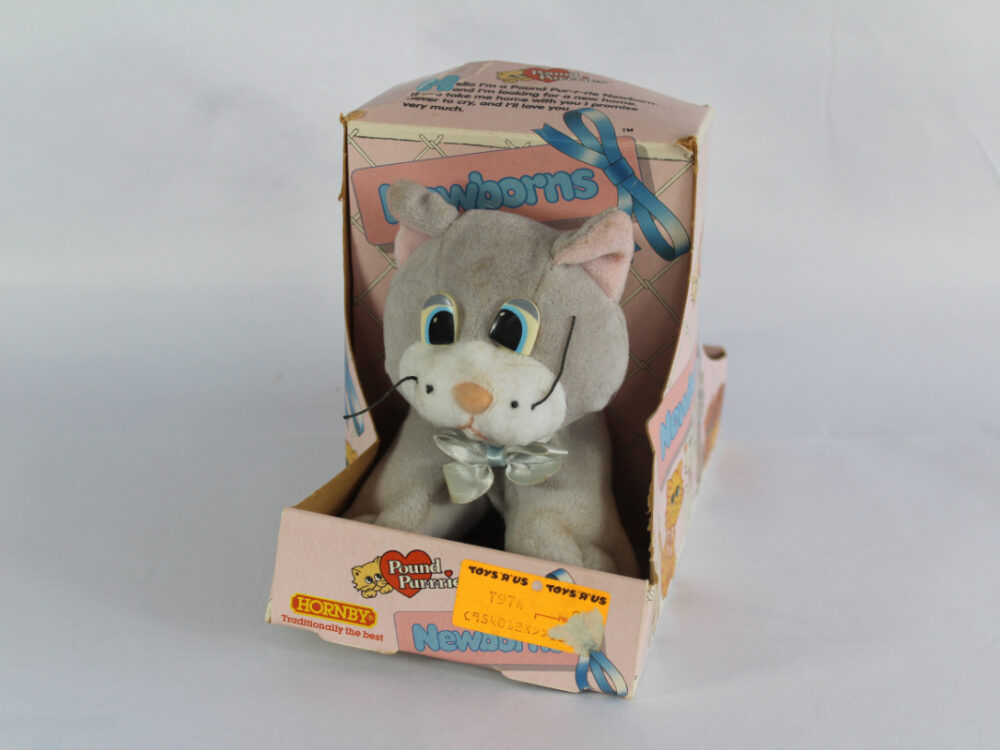Vintage Hornby Pound Puppies Purries Newborn Kittens 8" 1980s