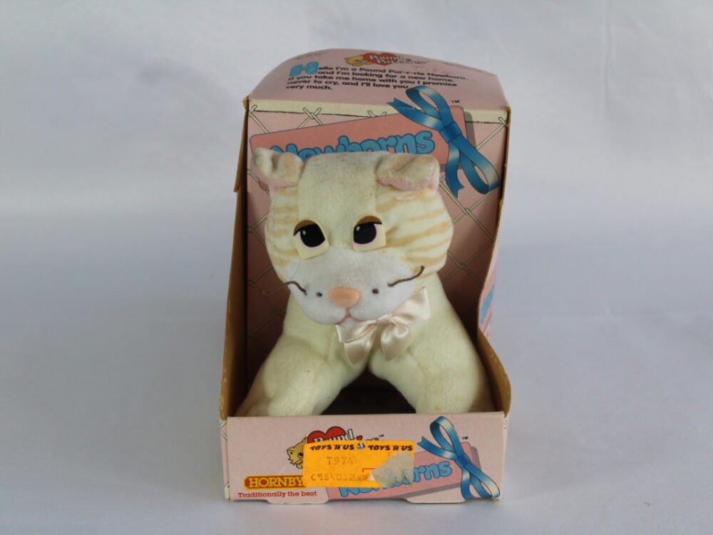 Vintage Hornby Pound Puppies Purries Newborn Kittens 8" 1980s