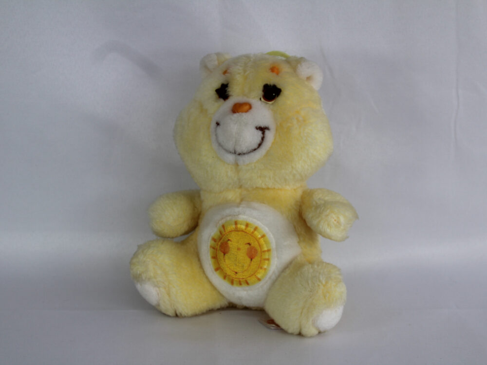 Vintage 1980s Kenner Care Bear Funshine Bear Soft Toy