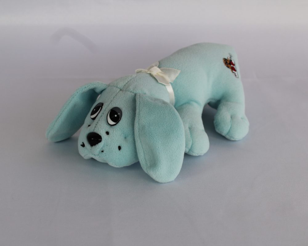 Pound Puppies Classic 80's Turquoise Puppy Soft Toy