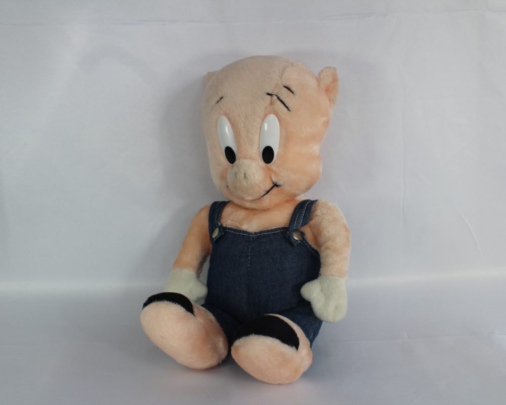 Porkie Pig Plush Toy – Warner Bros, 1991, The 24K Company Ltd
