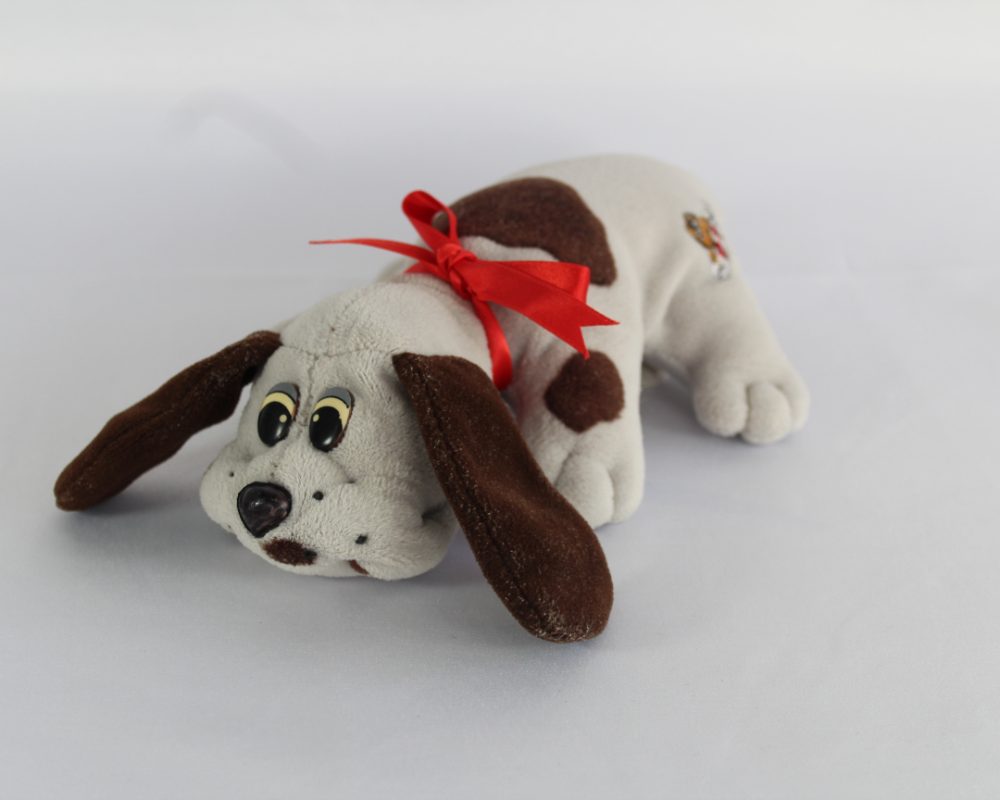 Pound Puppies Classic 80's light Brown with spots Puppy Soft Toy