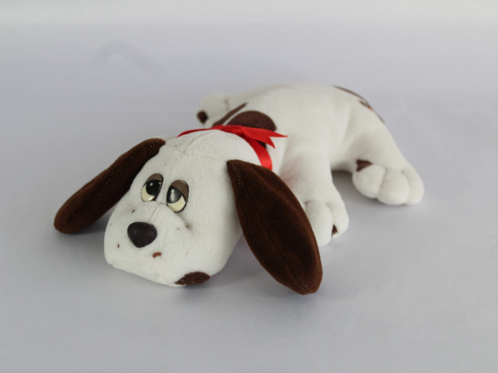 Pound Puppies Classic 80's White Puppy Soft Toy