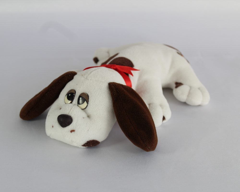 Pound Puppies Classic 80's White Puppy Soft Toy