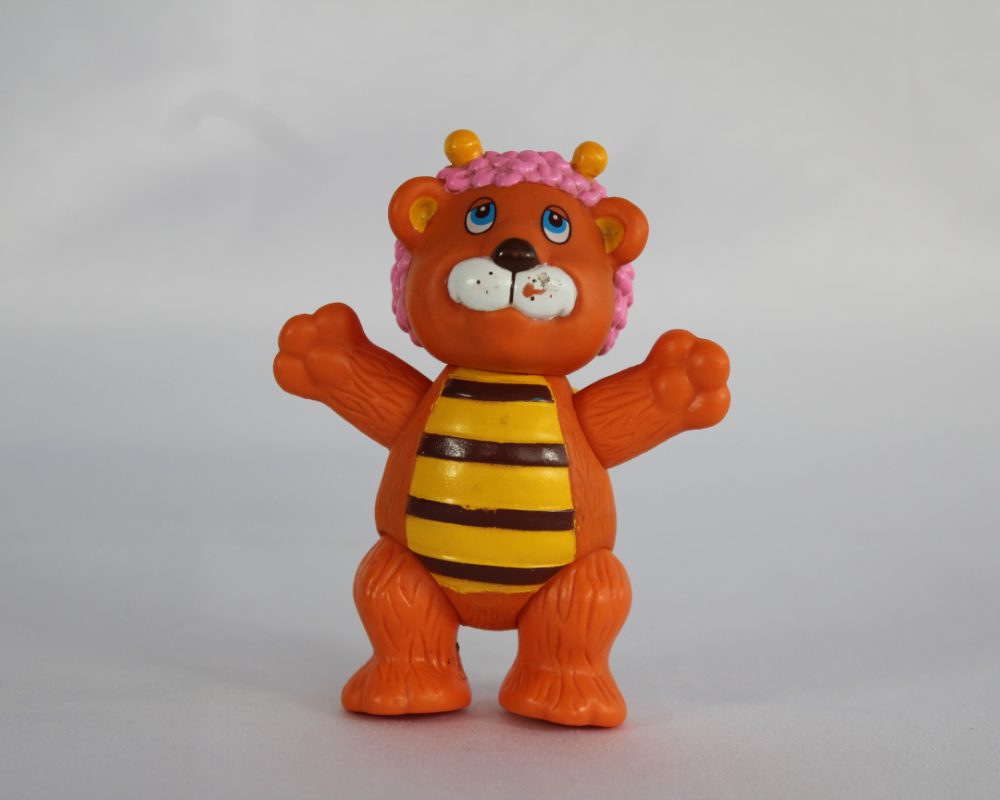 1980 Wuzzles Poseable Bumbelion PVC Action Toy Vintage Collectible
