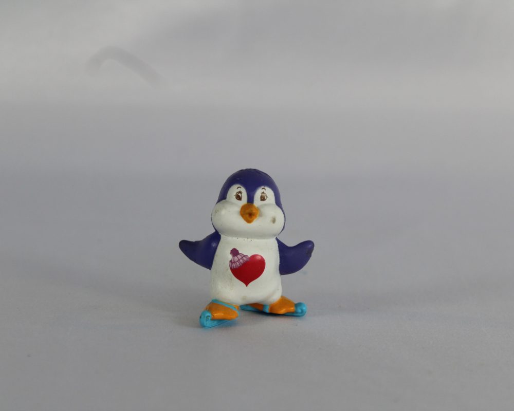 Vintage Care Bear Cozy Heart Penguin Figure