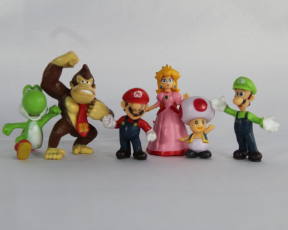 Mario Luigi Donkey Kong Princess Peach Mushroom Yoshi