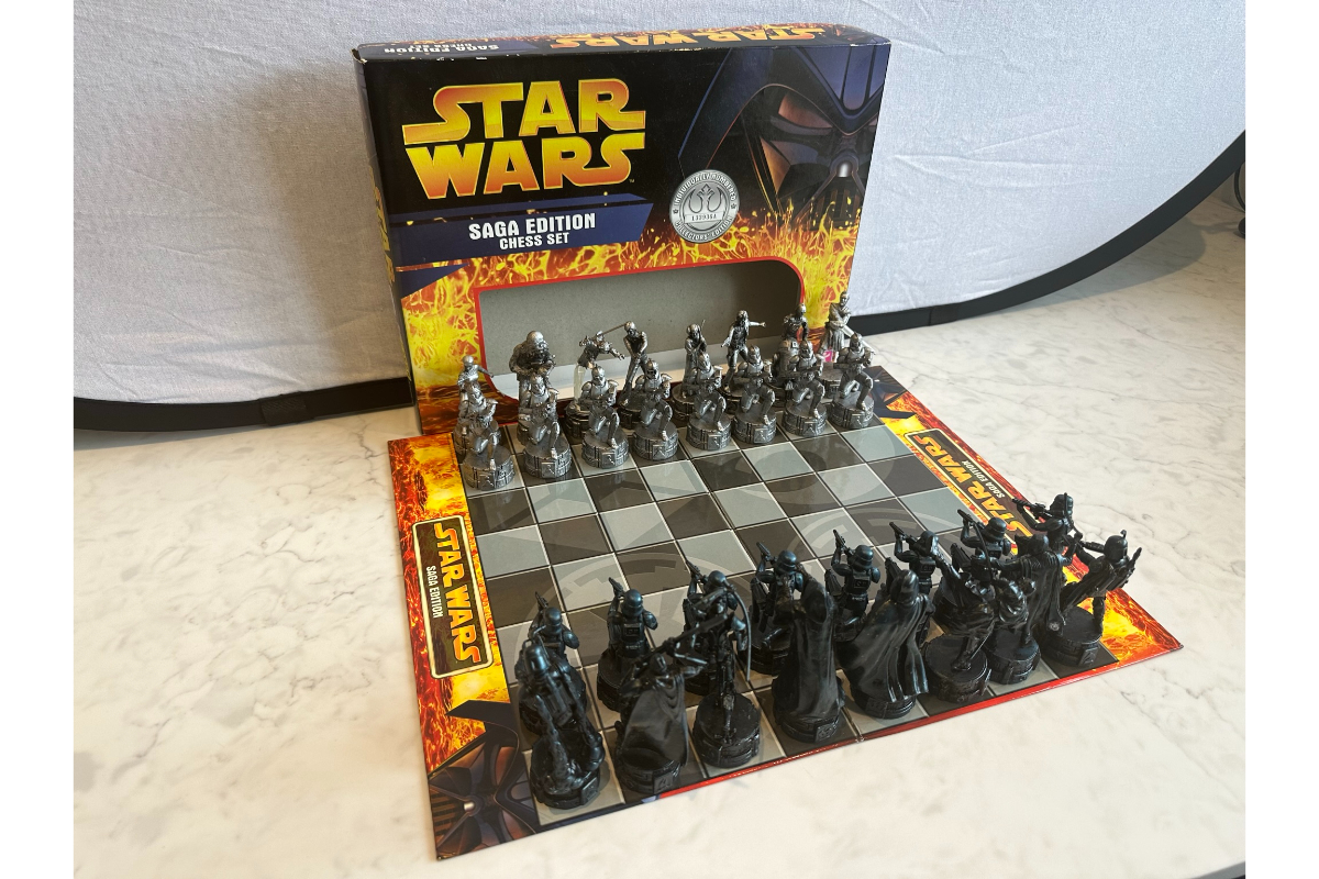 Star Wars Saga Edition Chess Set Rare Vintage Collectors 