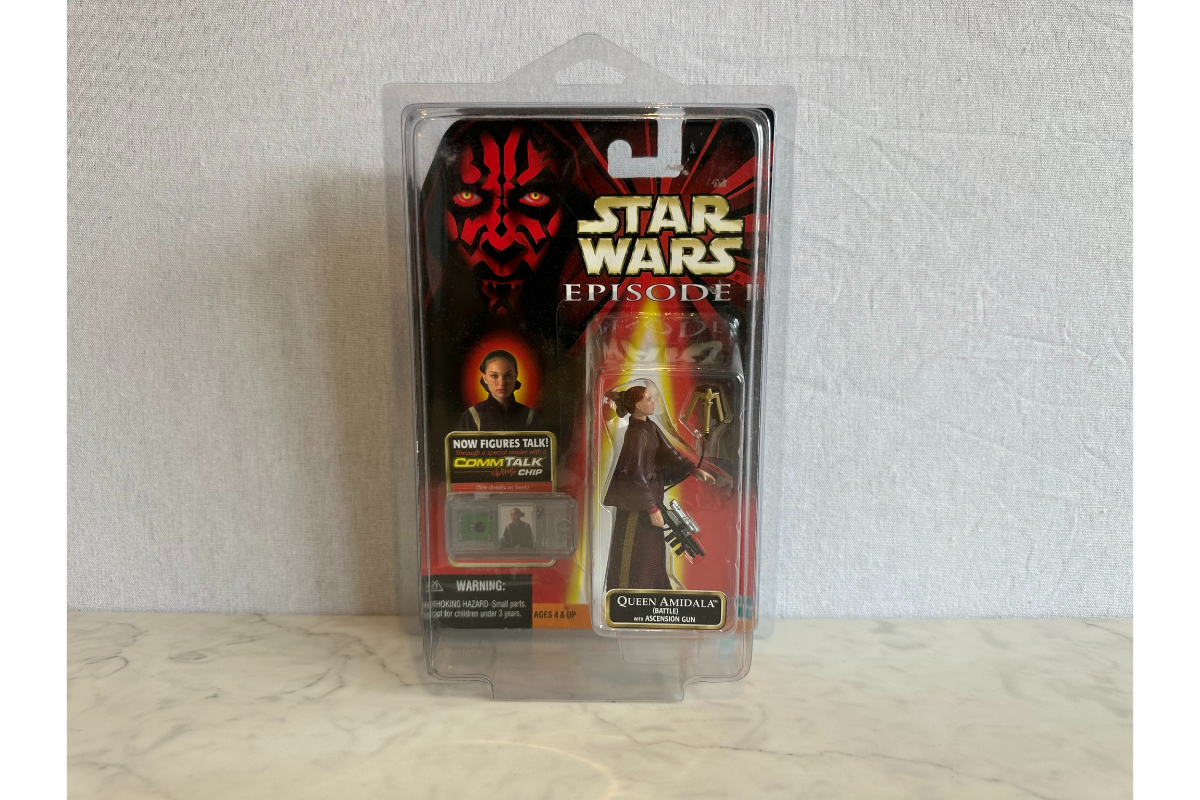Hasbro Star Wars Queen Amidala Transitional Card EP1# 04 – Figura Da Collezione 10 Cm